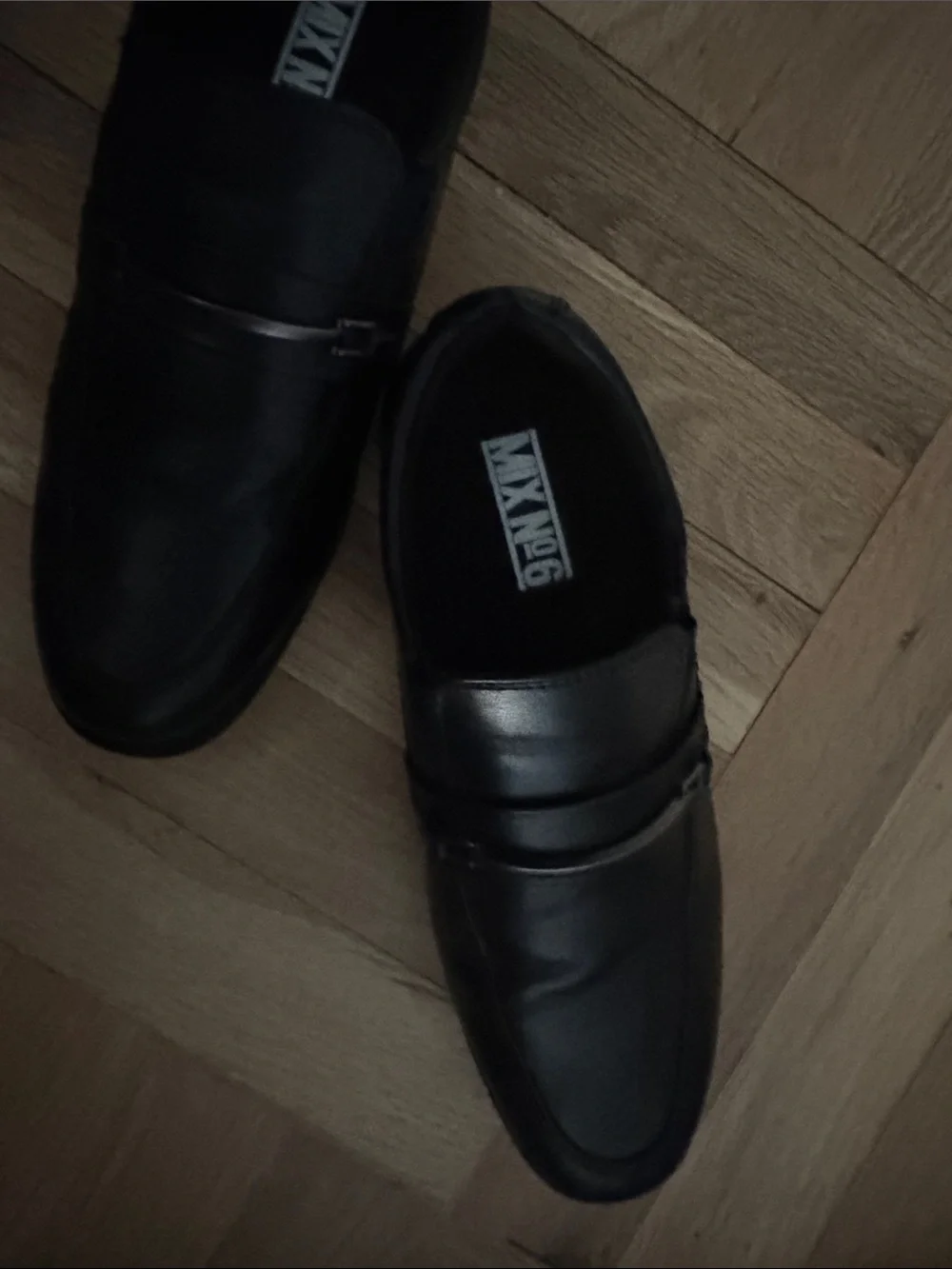 Spencer's Black Kids Dress Loafers with Silver Bit